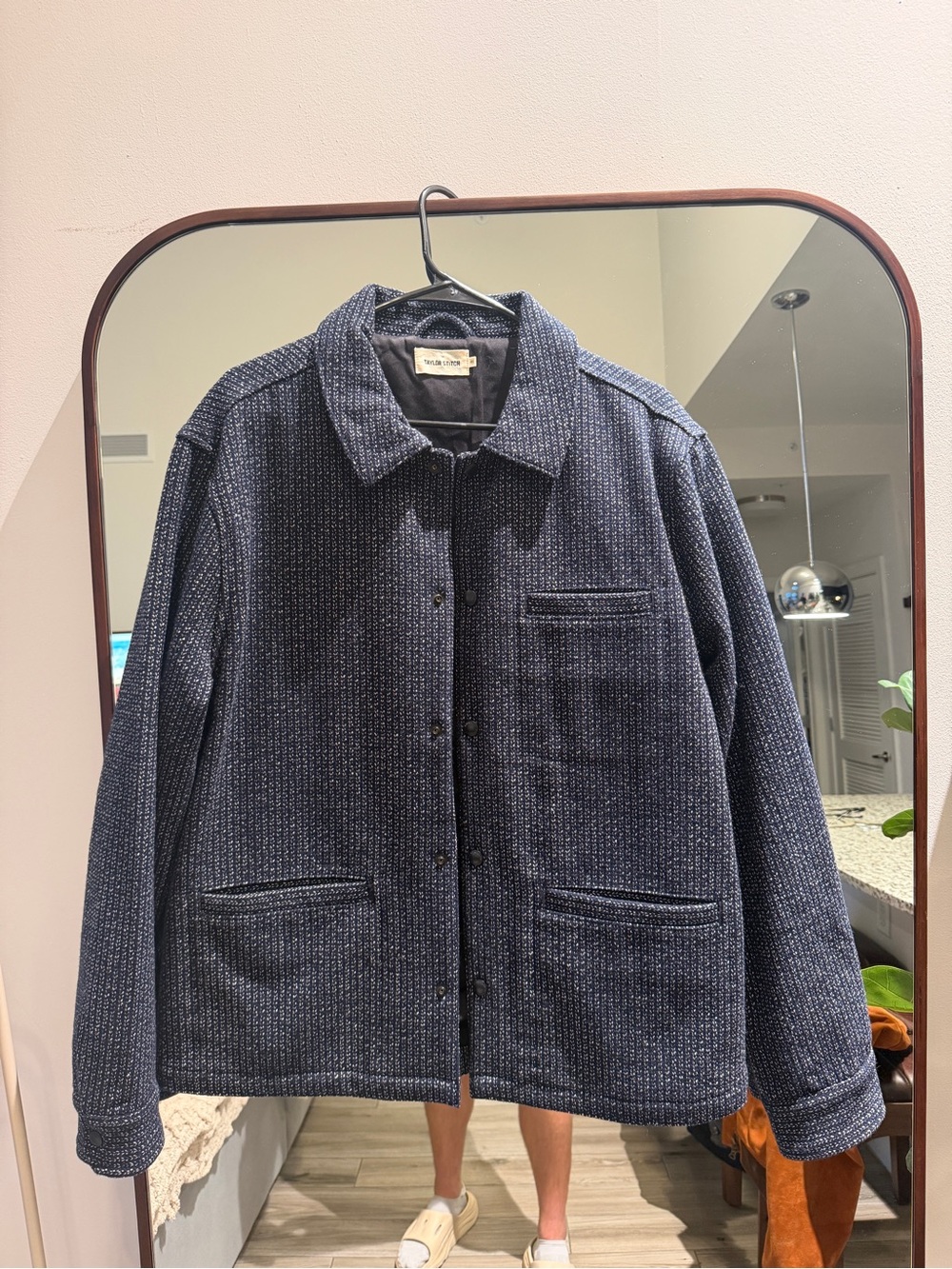 Taylor Stitch Wool Navy Jacket - 44/XL